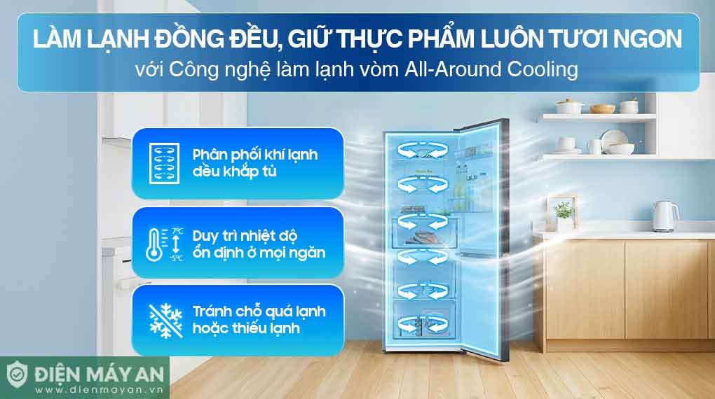 Tủ lạnh Samsung Inverter 280 lít RB27N4020B1/SV